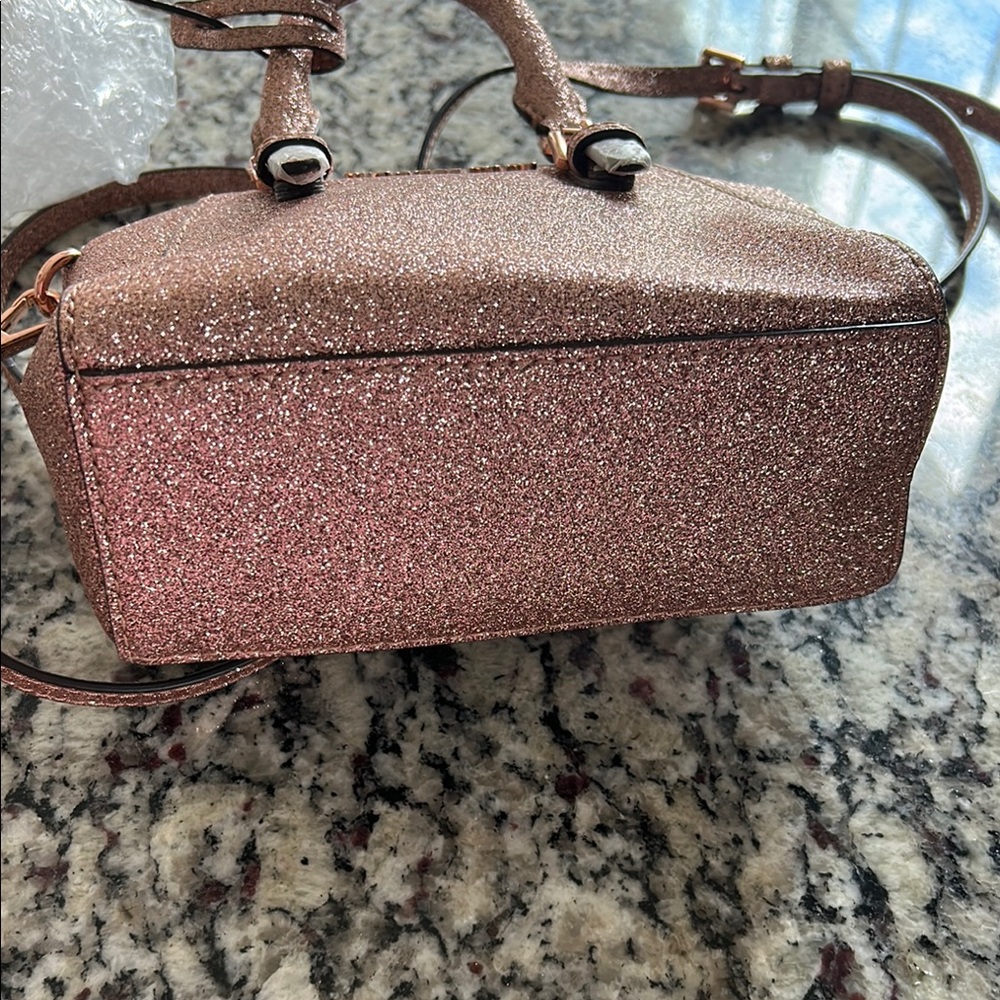 Michael Kors Mini Leather Crossbody - Picture 8 of 9
